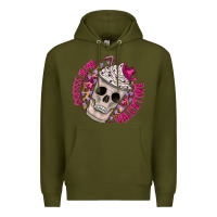 Army Green Coffee is my Valentine Premium Hoodie - CowhideDigitalArt