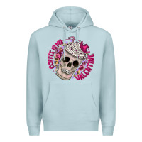 Blue Mist Coffee is my Valentine Premium Hoodie - CowhideDigitalArt