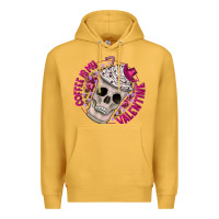 Mustard Coffee is my Valentine Premium Hoodie - CowhideDigitalArt