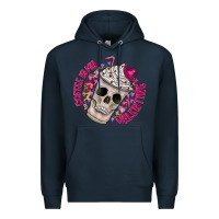 Navy Coffee is my Valentine Premium Hoodie - CowhideDigitalArt