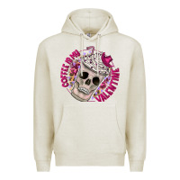 Oatmeal Heather Coffee is my Valentine Premium Hoodie - CowhideDigitalArt