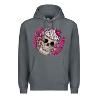 Rock Coffee is my Valentine Premium Hoodie - CowhideDigitalArt