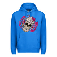True Royal Coffee is my Valentine Premium Hoodie - CowhideDigitalArt
