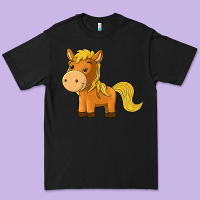 Cute Horse Premium Tee Designed By Texasbilliewilder