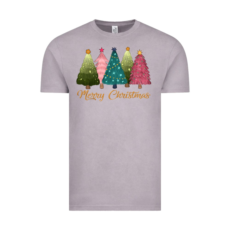 Merry Christmas Trees Vintage Tee by CowGirlArtShop | Teevron