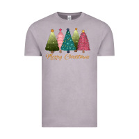 Vintage Zinc merry christmas trees Vintage Tee - CowGirlArtShop