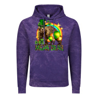 Cloud Purple St. Patrick's Day mear bear Vintage Hoodie - HowdyJamesFarm