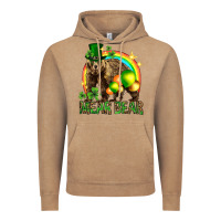 Vintage Coffee St. Patrick's Day mear bear Vintage Hoodie - HowdyJamesFarm