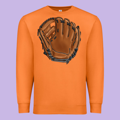 Baseball Glove Premium Sweatshirt Designed By Barkaloodesign