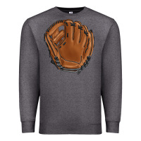 Charcoal Heather baseball glove Premium Sweatshirt - BarkalooDesign