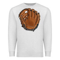 Oatmeal Heather baseball glove Premium Sweatshirt - BarkalooDesign
