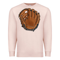 Pale Pink baseball glove Premium Sweatshirt - BarkalooDesign