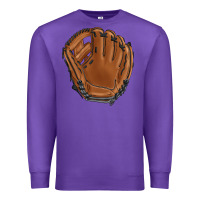Purple baseball glove Premium Sweatshirt - BarkalooDesign