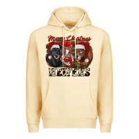 Pina Colada Merry Christmas Heifers Premium Hoodie - RanaPortraitStore