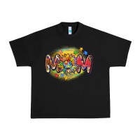 Black autism mom Urban Heavy Tee - CowGirlArtShop