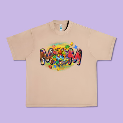 Autism Mom Urban Heavy Tee Designed By Cowgirlartshop