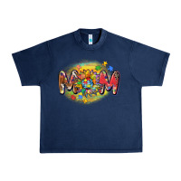 Navy autism mom Urban Heavy Tee - CowGirlArtShop