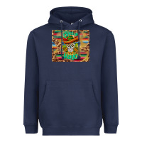 Navy cinco de mayo sombrero skull mousepad Heavyweight Hoodie - BarkalooDesign