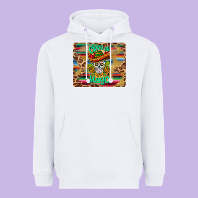 Cinco De Mayo Sombrero Skull Mousepad Heavyweight Hoodie Designed By Barkaloodesign