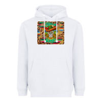 White cinco de mayo sombrero skull mousepad Heavyweight Hoodie - BarkalooDesign