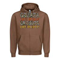 Chestnut grumpa like a regular grandpa only grumpier Zipper Hoodie - Artiststas