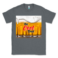 Charcoal Heather the cool dad and beer Classic Tee - TumblerDesignByShophia