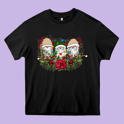 Christmas Gnomes Heavy Core Tee Designed By Bettercallsaul