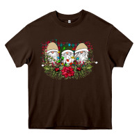 Chocolate Brown Christmas Gnomes Heavy Core Tee - Bettercallsaul