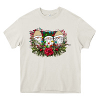Cream Christmas Gnomes Heavy Core Tee - Bettercallsaul