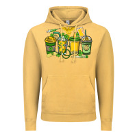 Vintage Mustard St. Patrick's Day Nurse coffee cups Vintage Hoodie - HowdyJamesFarm