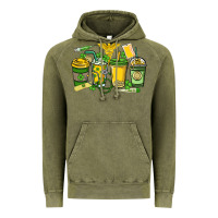 Vintage Olive St. Patrick's Day Nurse coffee cups Vintage Hoodie - HowdyJamesFarm