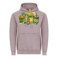 Vintage Zinc St. Patrick's Day Nurse coffee cups Vintage Hoodie - HowdyJamesFarm