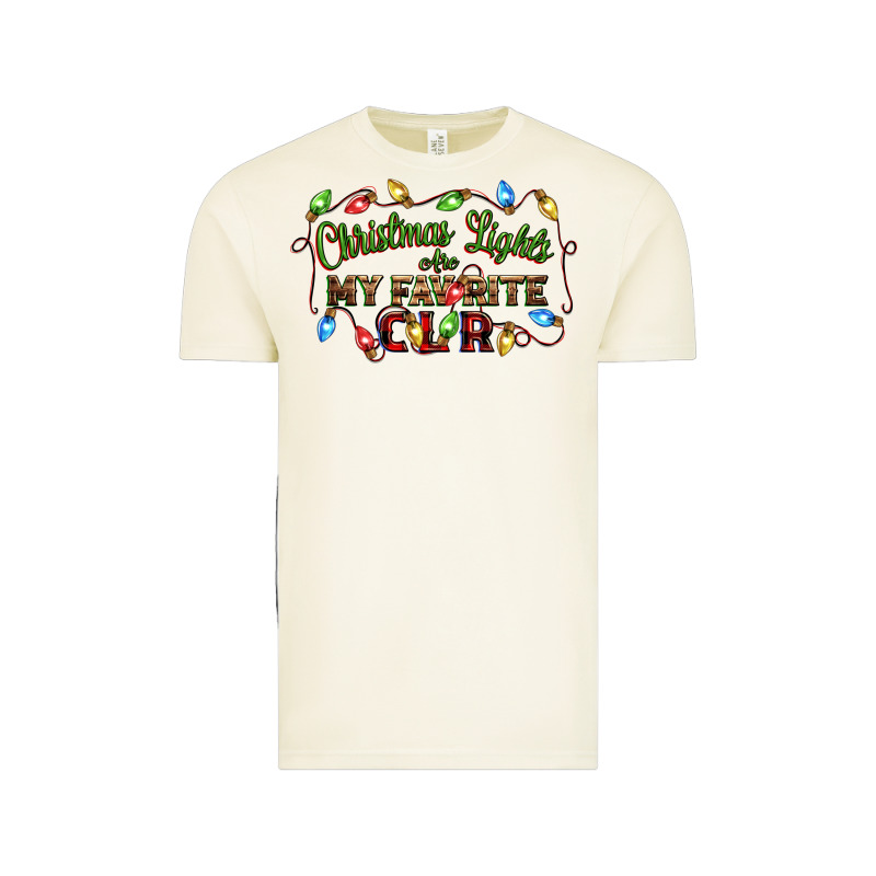Christmas Lights Are My Favorite Color Vintage Tee by CowGirlArtShop | Teevron