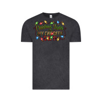 Vintage Black christmas lights are my favorite color Vintage Tee - CowGirlArtShop