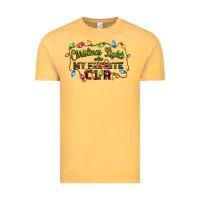 Vintage Mustard christmas lights are my favorite color Vintage Tee - CowGirlArtShop