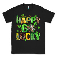 Black happy go lucky Classic Tee - Artiststas