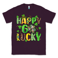 Plum happy go lucky Classic Tee - Artiststas