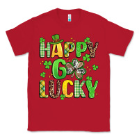 Red happy go lucky Classic Tee - Artiststas