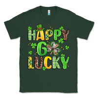 Sports Green happy go lucky Classic Tee - Artiststas
