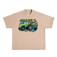 Burro Autism farm tractor Urban Heavy Tee - CowGirlArtShop