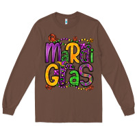 Chestnut mardi gras Long Sleeve Tee - OliviaCreatesArt