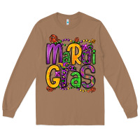 Toasted Coconut mardi gras Long Sleeve Tee - OliviaCreatesArt