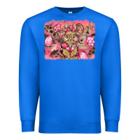 True Royal pink camouflage bunny background Premium Sweatshirt - BarkalooDesign