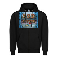 Black rod father Zipper Hoodie - Artiststas