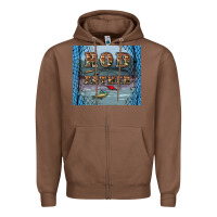 Chestnut rod father Zipper Hoodie - Artiststas