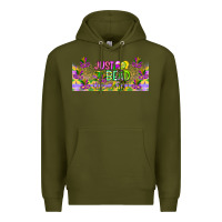 Army Green Just Bead Premium Hoodie - CowhideDigitalArt