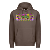 Coffee Just Bead Premium Hoodie - CowhideDigitalArt