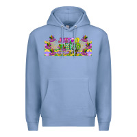 Colony Blue Just Bead Premium Hoodie - CowhideDigitalArt