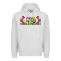 Dove Grey Just Bead Premium Hoodie - CowhideDigitalArt