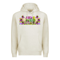 Oatmeal Heather Just Bead Premium Hoodie - CowhideDigitalArt